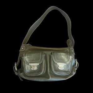Vintage Marc Jacobs Small Genuine Leather Hobo Handbag Purse, Made in Italy